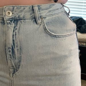 Y2K style Ted Baker London HR light stone washed jeans sz 30 super wide legs